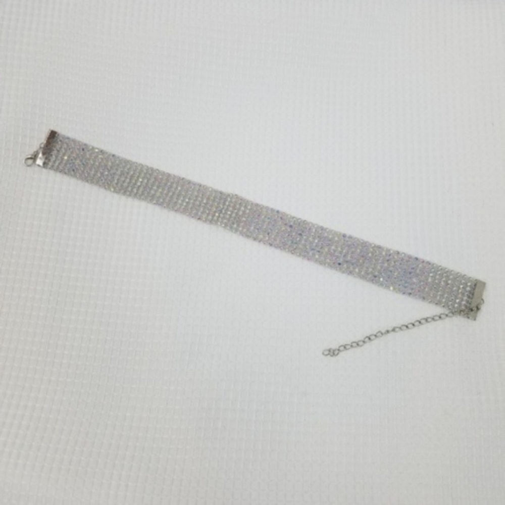 Luxury Multicolor Sparkle Choker Adjustable Length - Picture 7 of 7